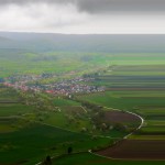 G. Nowok - Landschaft im Regen