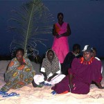 Zuschauer im Senegal