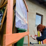 Vorbereitungen Outdoor-Ausstellung 2012