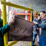 Vorbereitungen Outdoor-Ausstellung