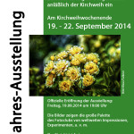 Plakat Jahresaustellung 2014
